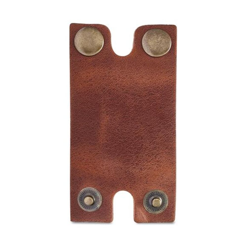 Safety Razor Head Protecting Leather Cover, Genuine Cowhide Leather Double Edge - Picture 5 of 7